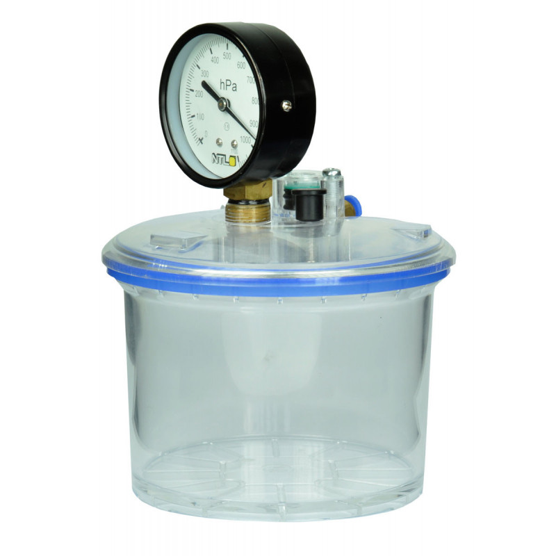 NTL-Artikel: P1520-2G Vakuumgefäß 1.000 ml, mit Manometer