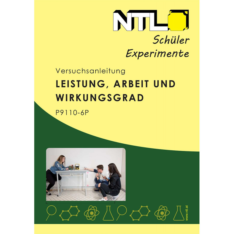 NTL-Artikel: P9110-6P Versuchsanleitung Leistung, Arbeit und Wirkungsgrad