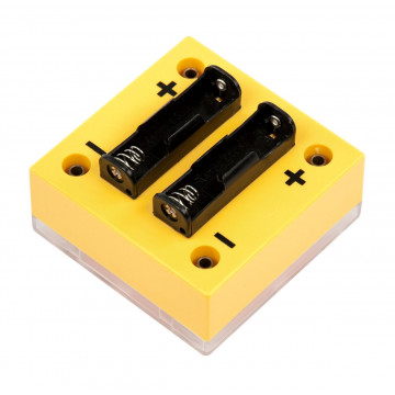 Magnetbaustein compact Batteriehalter zweifach