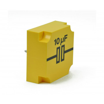 Steckbausteinsystem Demo, Steckbaustein Elektrolytkondensator 10 µF