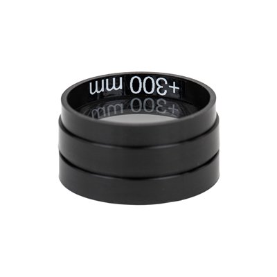 Linse Glas, in Fassung, D 50 mm, FL +300 mm