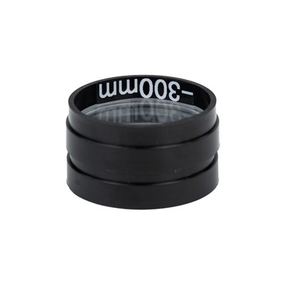 Linse Glas, in Fassung, D 50 mm, FL -300 mm