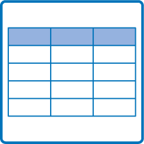 Icon Tabellenkalkulation